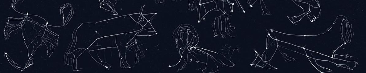 Zodiac constellation illustration